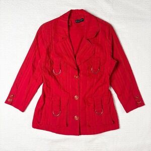 Jean Marc Phillippe red euro subversive jacket